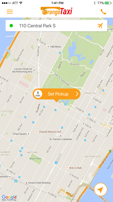 Orange Taxi应用截图