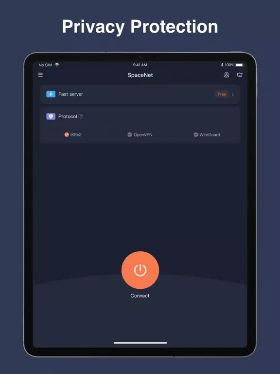 Скриншоты SpaceNet VPN - Proxy Unlimited iPad 