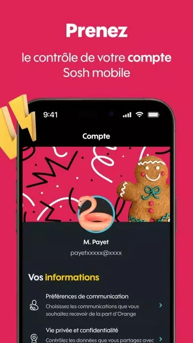 Скриншоты MySosh Réunion