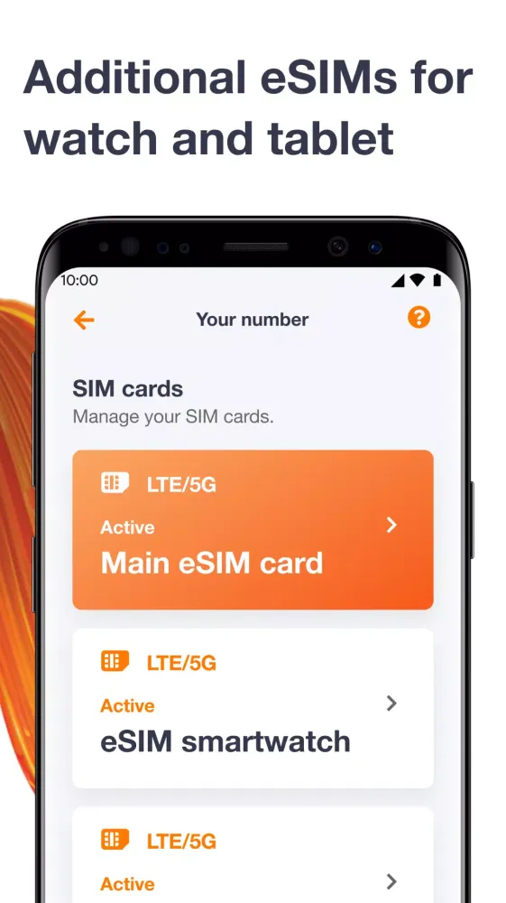 Screenshot di Orange Flex
