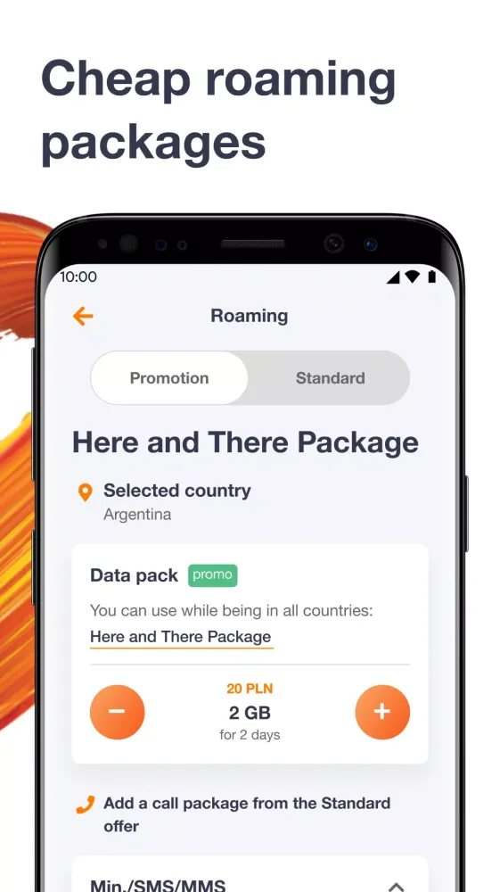Screenshot di Orange Flex