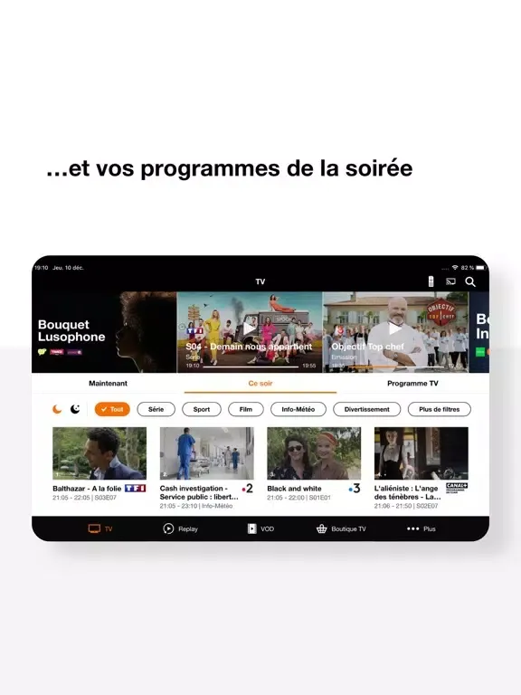 Screenshot di TV d'Orange • Direct & Replay iPad 