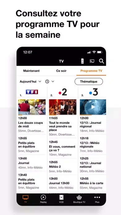 Screenshot di TV d'Orange • Direct & Replay