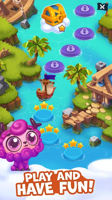 Pirate Treasures - Gems Puzzle स्क्रीनशॉट