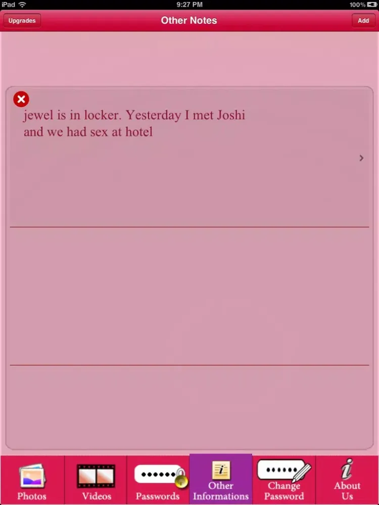 صور My Personals iPad 