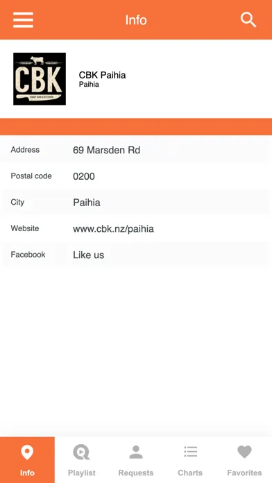 Screenshot di Orange Door Request