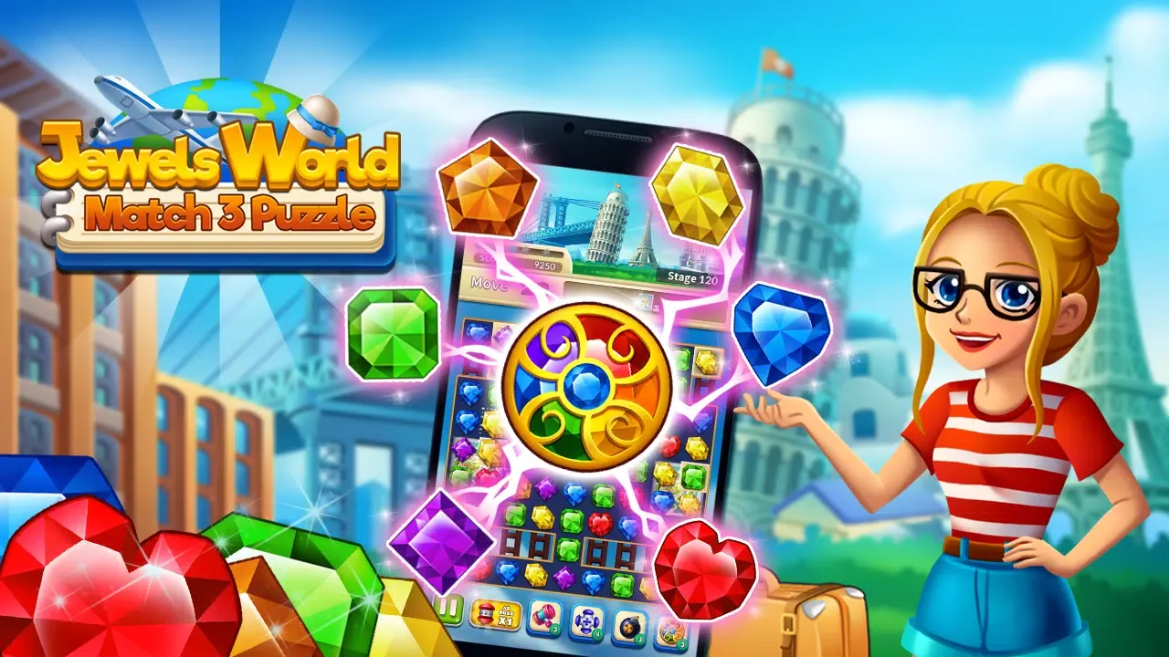 Jewels World: Match 3 Screenshots