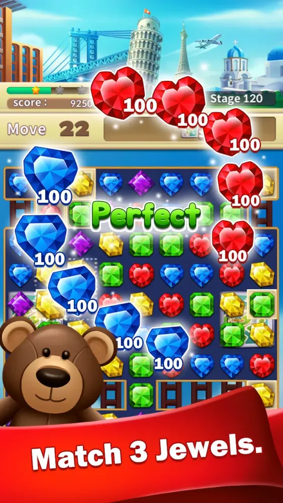 Jewels World: Match 3 Screenshots