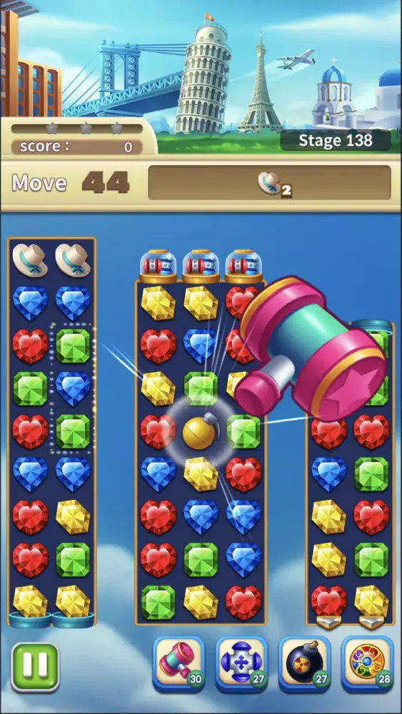 Jewels World: Match 3 Screenshots