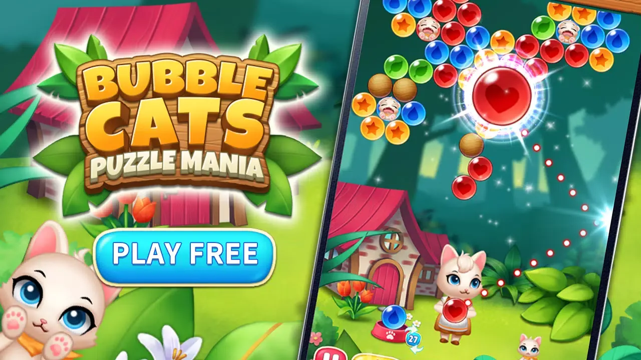 Bubble Cats: Puzzle Mania Screenshots