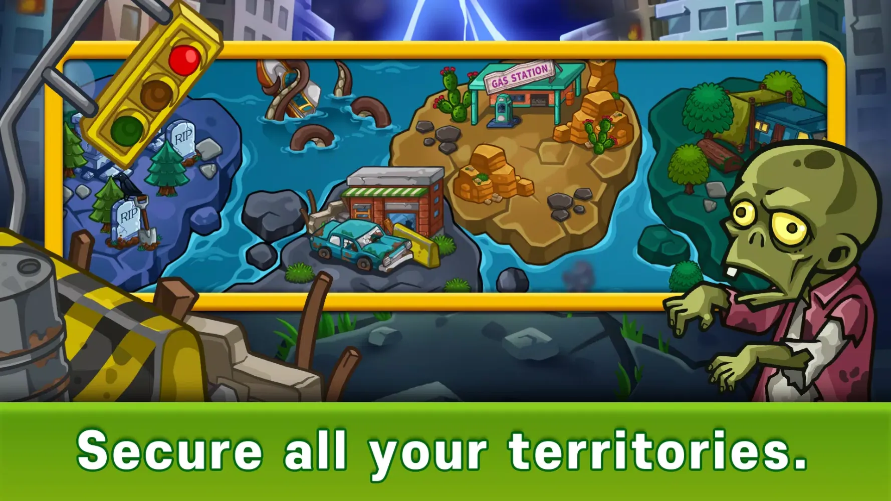 Heroes Defense: Attack Zombie Screenshots