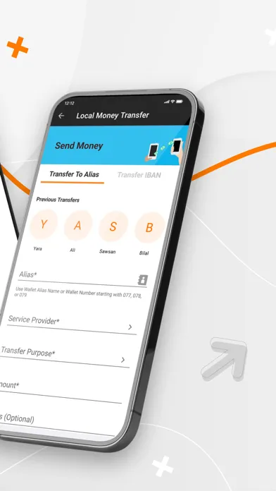 Zrzuty ekranu Orange Money Jordan