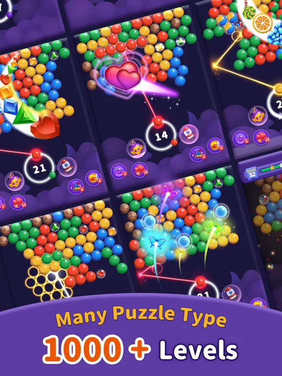 Capturas de tela do Castle legends bubble shooter iPad 