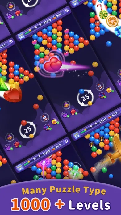 Capturas de tela do Castle legends bubble shooter