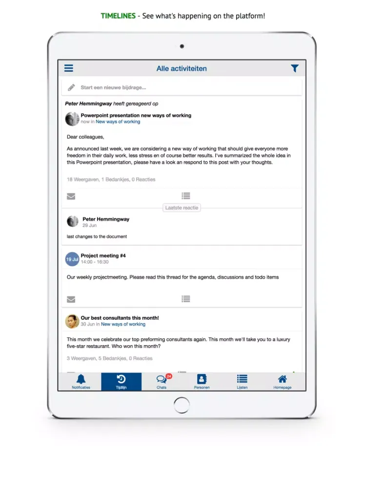 Blueboard Politie iPad  Ekran Görüntüleri