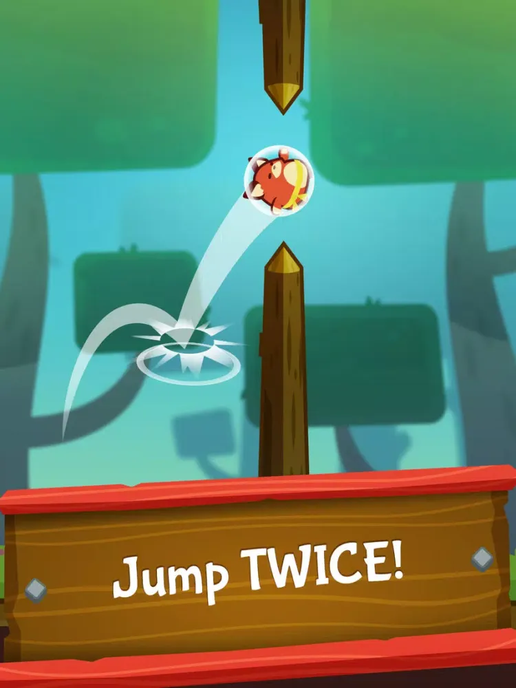 Tangkapan layar Panda Must Jump Twice iPad 
