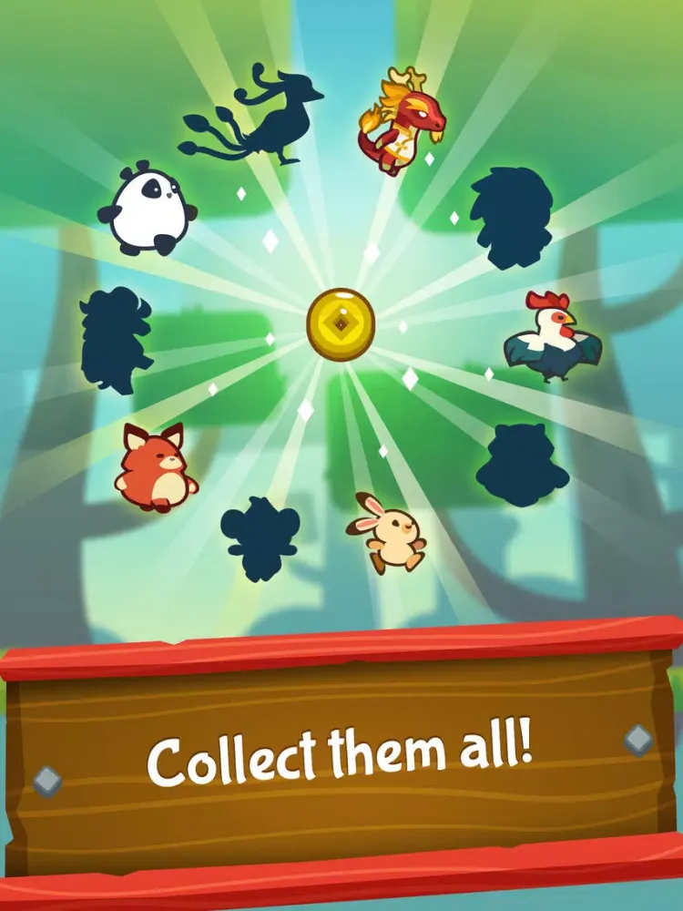 Tangkapan layar Panda Must Jump Twice iPad 