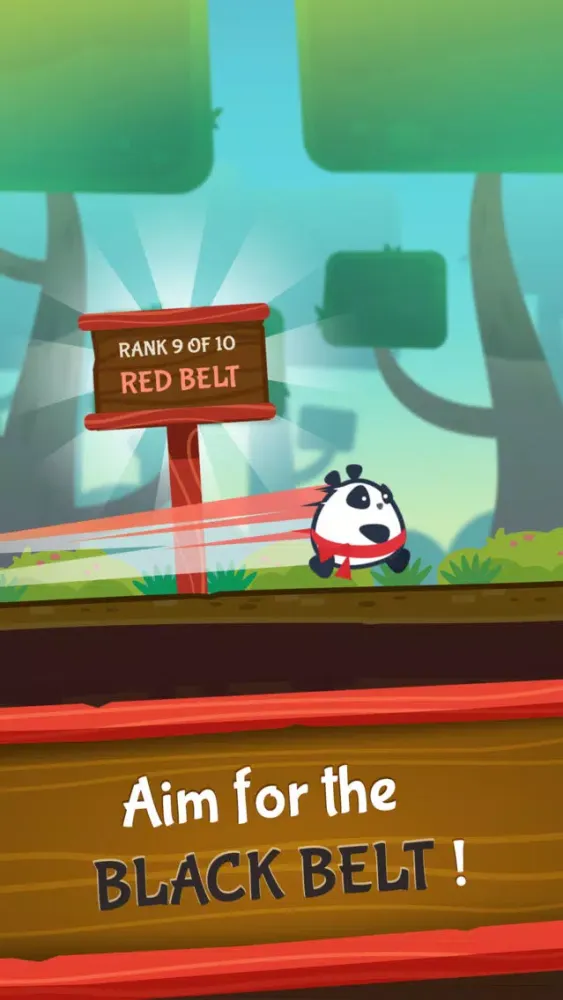 Tangkapan layar Panda Must Jump Twice