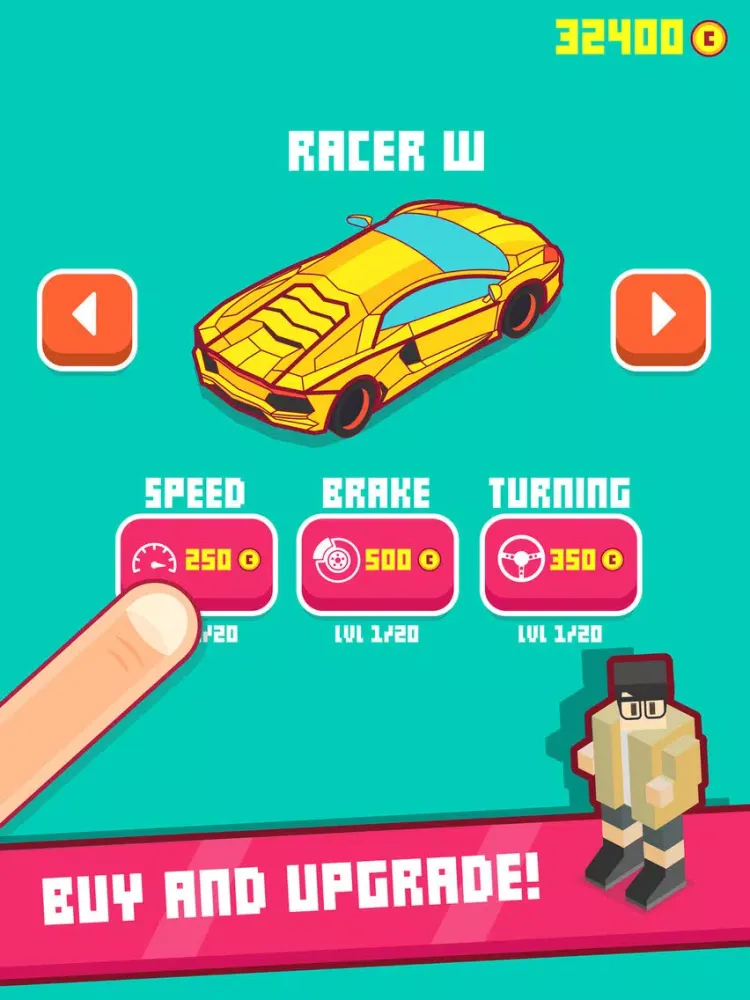 Speedy Car - Endless Rush iPad  स्क्रीनशॉट
