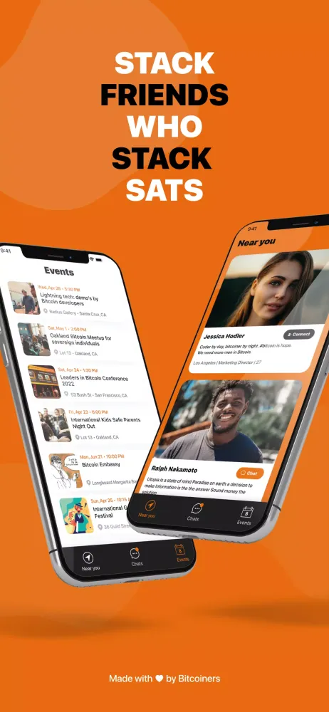 Orange Pill App - Bitcoin Screenshots