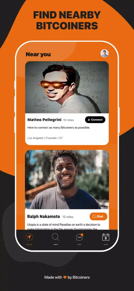 Orange Pill App - Bitcoin Screenshots