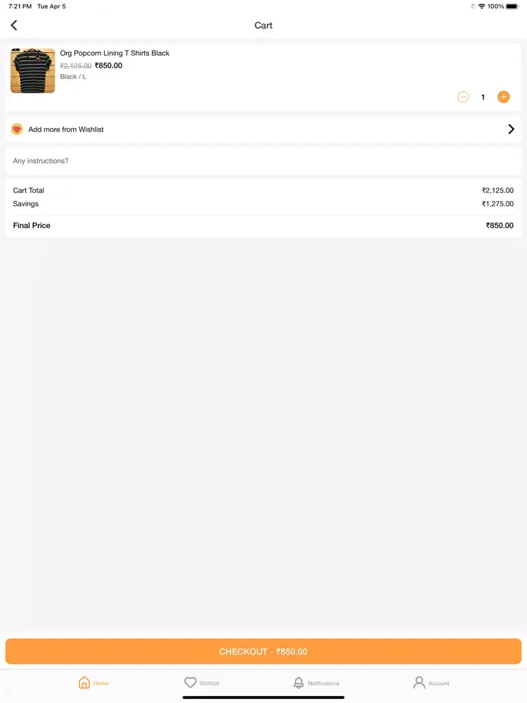 Oranges Fashion iPad  스크린샷