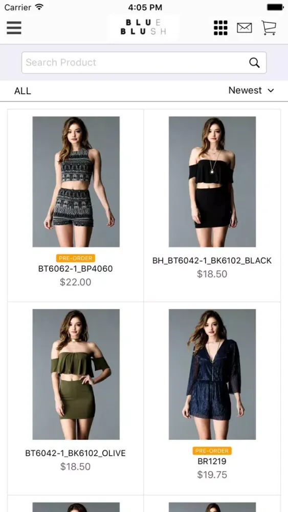 تصاویر Blue Blush: Wholesale Clothing