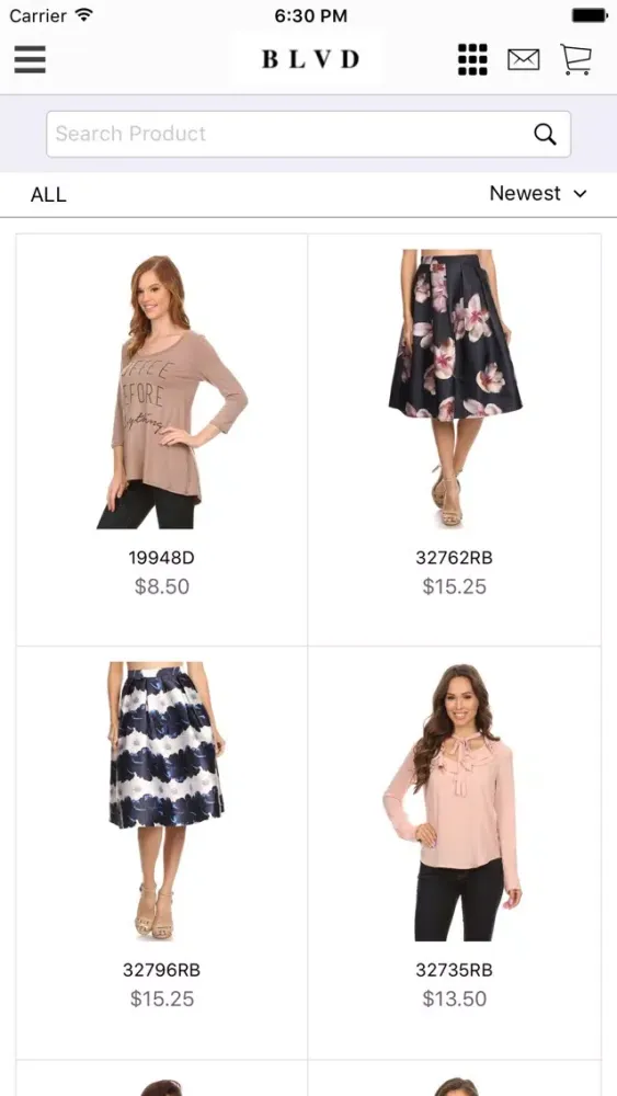 Blvd - Wholesale Clothing Screenshots