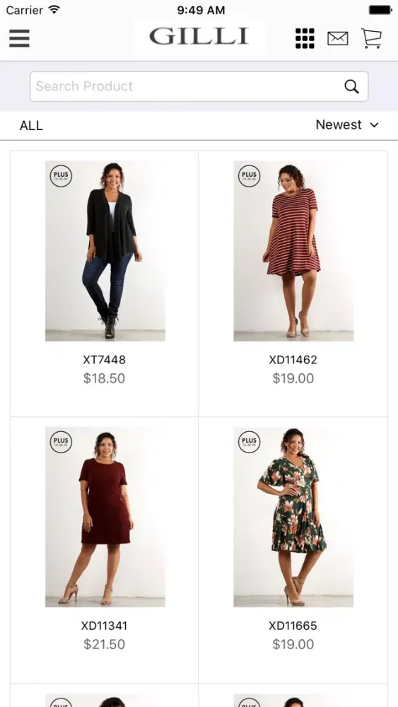 ภาพหน้าจอของ Gilli - Wholesale Clothing