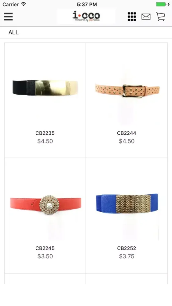 Capturas de pantalla de ICCO Accessories - Wholesale