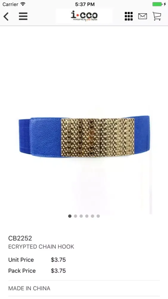 Capturas de pantalla de ICCO Accessories - Wholesale