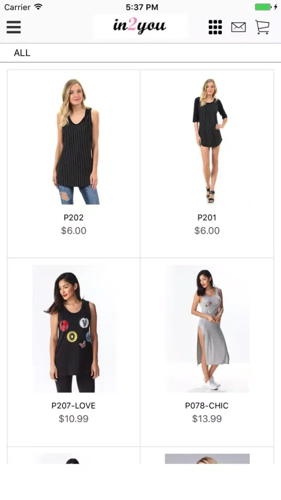 Capturas de pantalla de IN2YOU - Wholesale Clothing