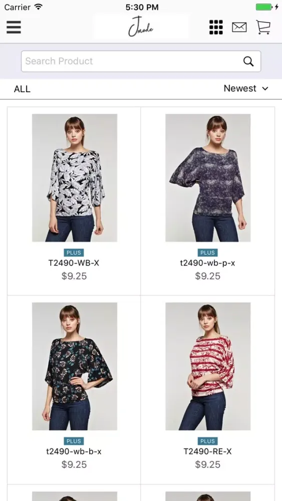 Capturas de pantalla de J MODE USA: Wholesale Clothing