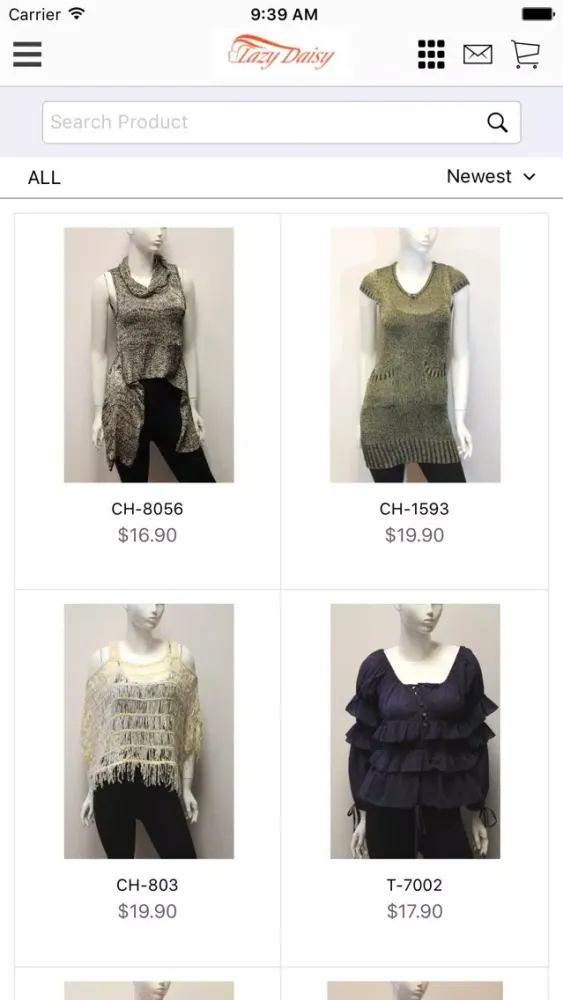 Capturas de tela do LAZY DAISY: Wholesale Clothing