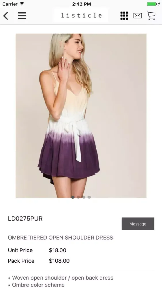 LISTICLE - Wholesale Clothing سکرین شاٹس