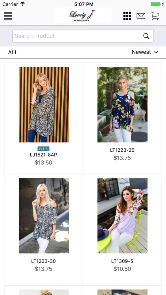 Lovely J - Wholesale Clothing Ekran Görüntüleri