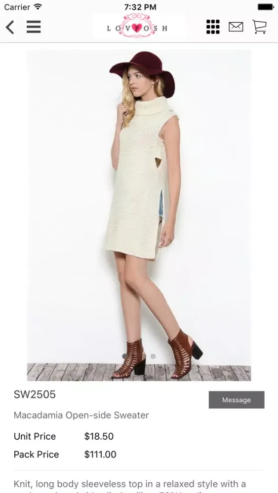LOVPOSH - Wholesale Clothing Screenshots