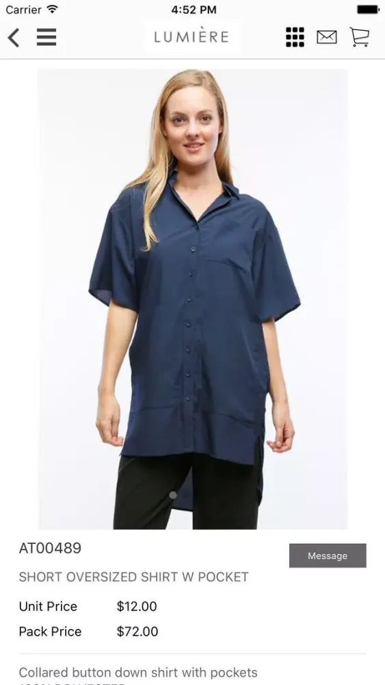 Lumiere - Wholesale Clothing スクリーンショット