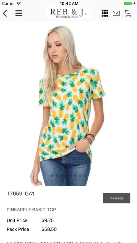 Reb & J. - Wholesale Clothing স্ক্রিনশট