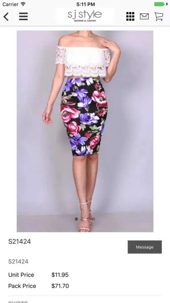 Ảnh chụp màn hình của SJ - Wholesale Clothing