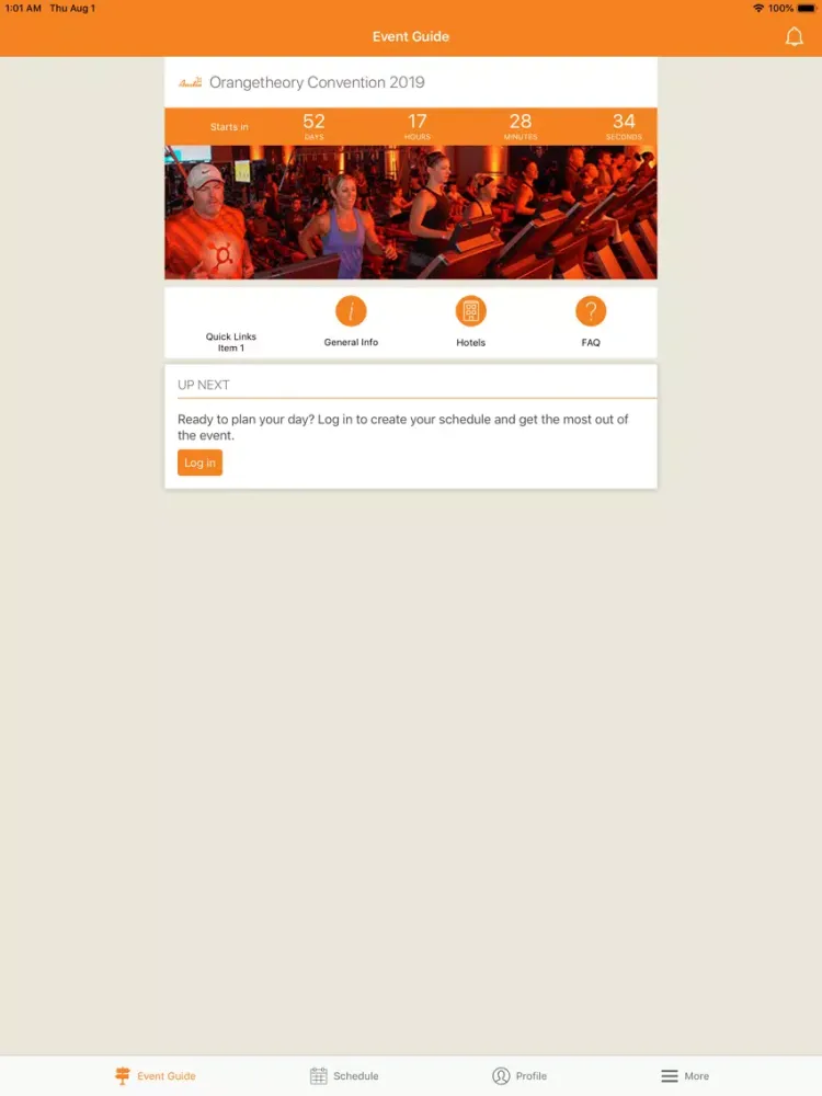 OTF Events iPad  স্ক্রিনশট