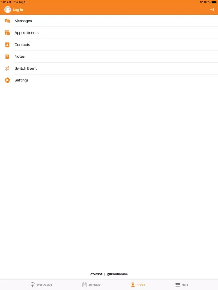 OTF Events iPad  স্ক্রিনশট