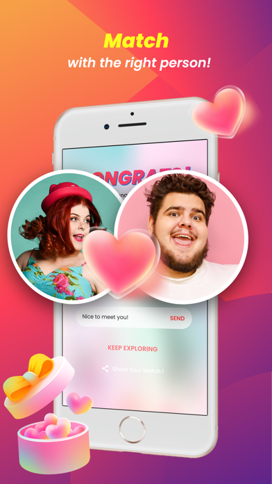 Ảnh chụp màn hình của PlusCupid: Chubby Date & Meet