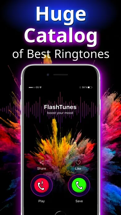 Flash call - ringtone スクリーンショット