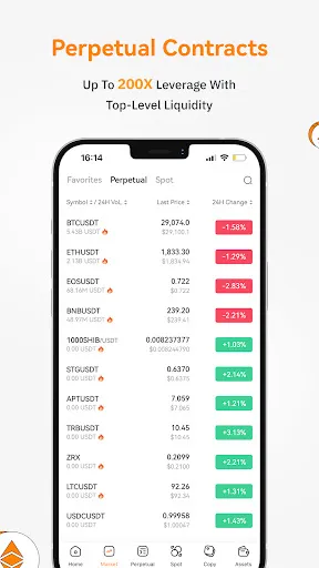 OrangeX: Buy Bitcoin & Crypto Screenshots