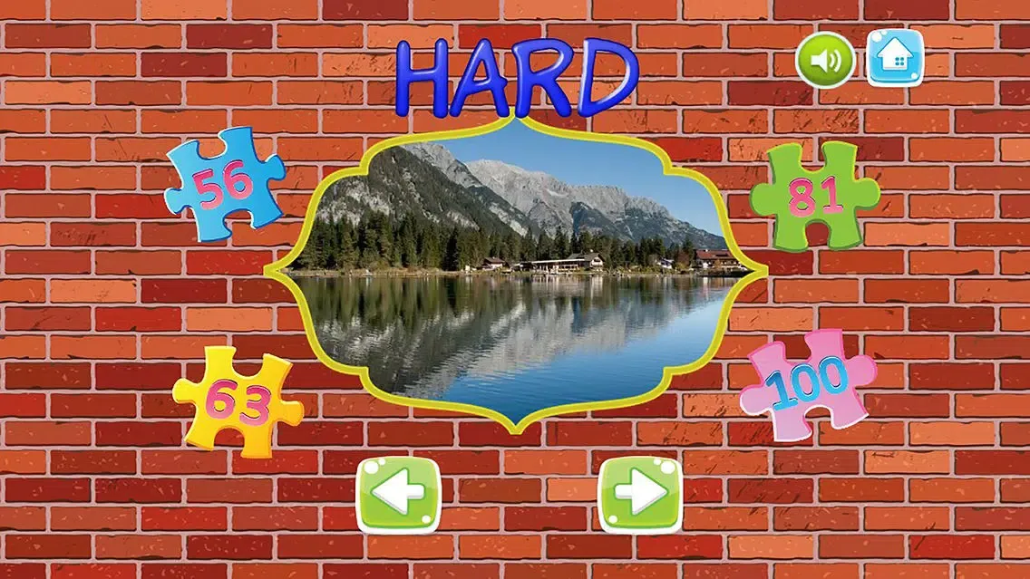Jigsaws Puzzle Lake Game for adults and Kids Screenshots