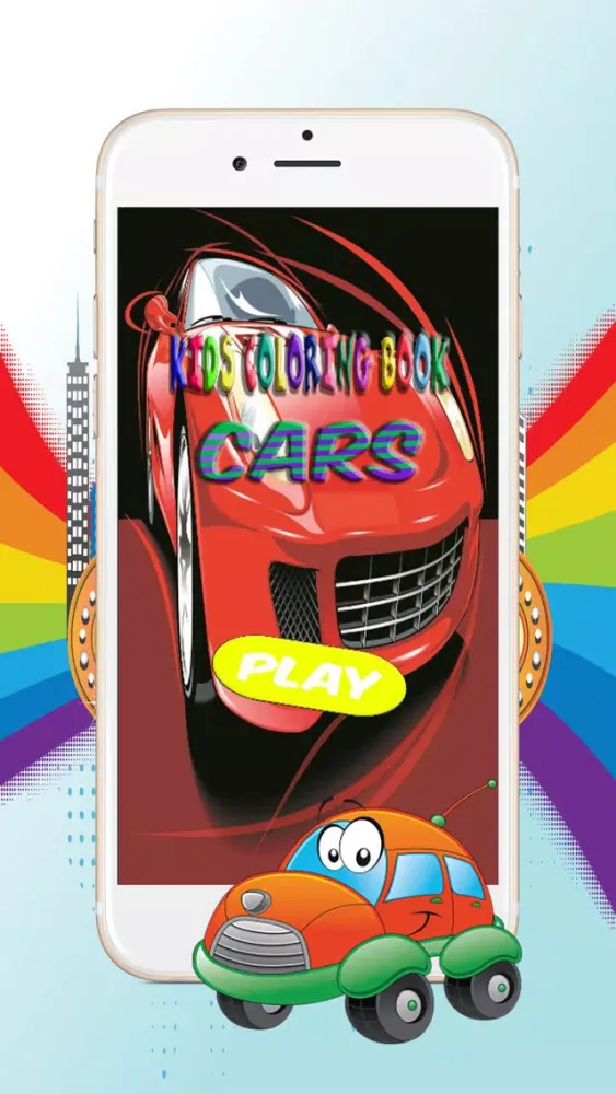 Kids Coloring Book Car - Educational Games For Kids & Toddler Screenshots