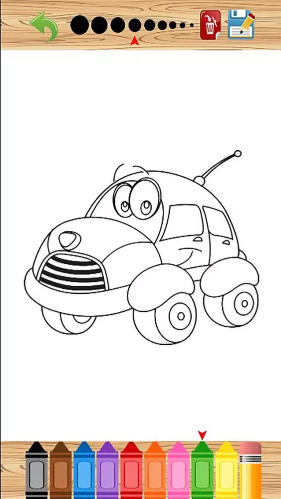 Kids Coloring Book Car - Educational Games For Kids & Toddler Screenshots