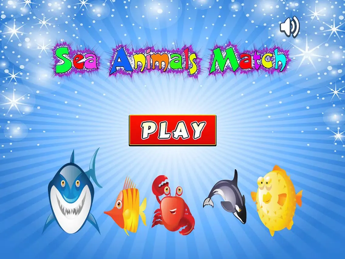 Sea Animals Match Game for Kids brain training game For Toddlers iPad Screenshots