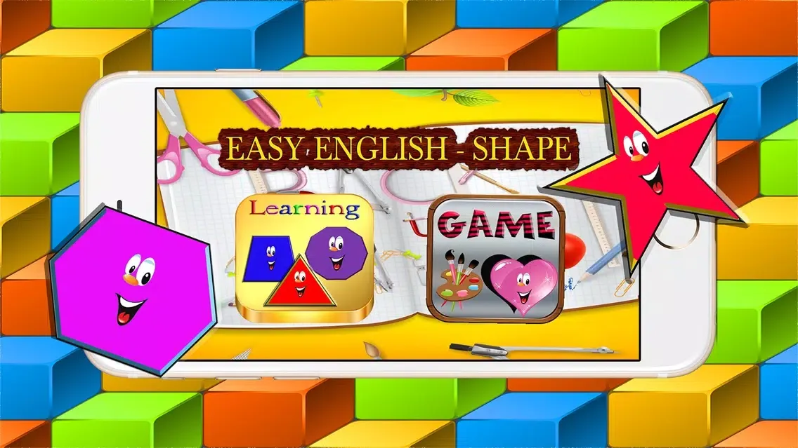 Capturas de tela do English is Fun - Shapes